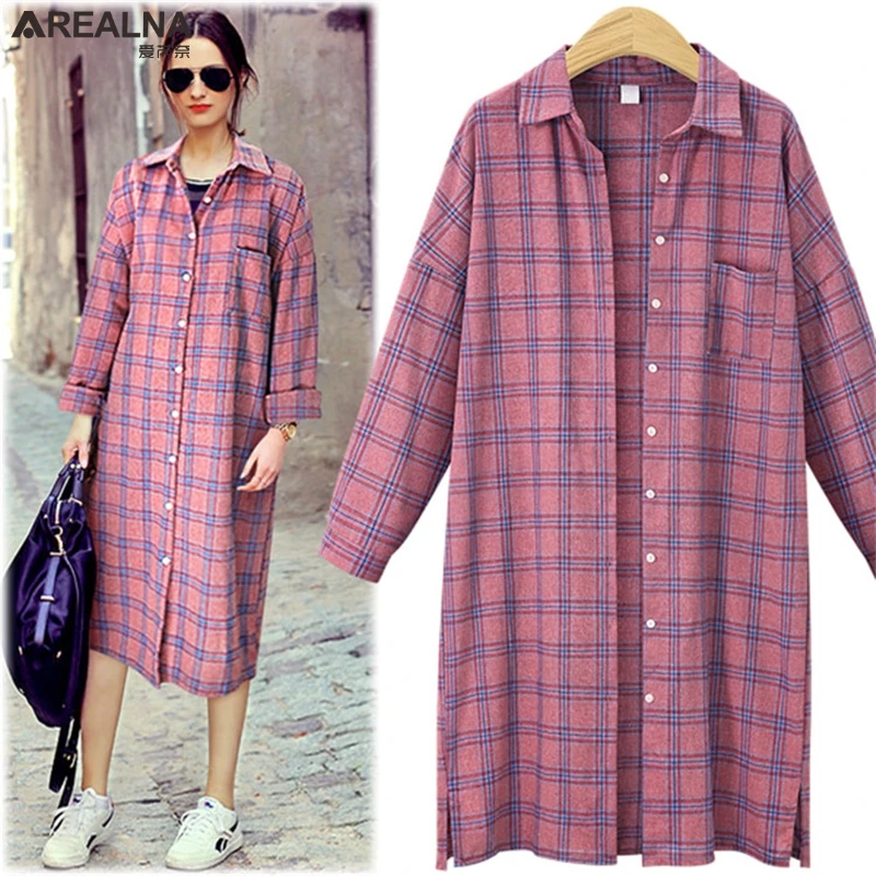 Fashion plaid print long blouse feminine shirt winter casual kimono cardigan blusas plus size women tops Autumn outwear chemise
Fashion plaid print long blouse feminine shirt winter casual kimono cardigan blusas plus size women tops Autumn outwear chemise