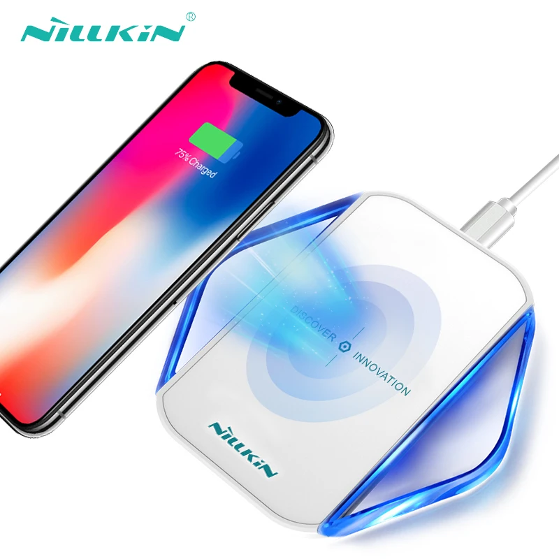 Беспроводное зарядное устройство NILLKIN Qi Smart Quick Charge быстрая зарядка 40% для Samsung galaxy