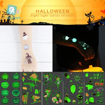 Rocooart Halloween Holiday Party Body Decoration Luminous Cartoon Taty for Children Glowing in the dark Tattoo Sticker
Rocooart Halloween Holiday Party Body Decoration Luminous Cartoon Taty for Children Glowing in the dark Tattoo Sticker
