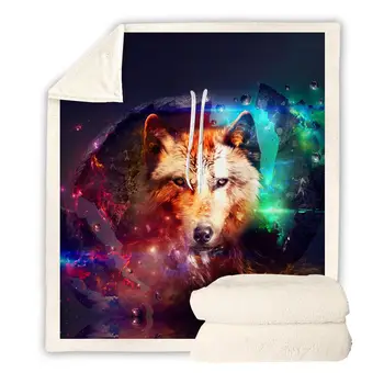 Wolf Animal Popular Style Plush Throw Blanket 3D Print Sherpa Fleece Microfiber Single Office Warm Quilts Kids Adult Very Soft
Wolf Animal Popular Style Plush Throw Blanket 3D Print Sherpa Fleece Microfiber Single Office Warm Quilts Kids Adult Very Soft