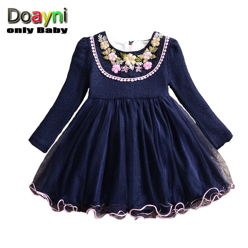 Doayni Baby Girls Elegant Pleated Dress O-neck Velvet with Space Cotton Embroidered Flower Girls Princess Lace Mesh Wild Dress
Doayni Baby Girls Elegant Pleated Dress O-neck Velvet with Space Cotton Embroidered Flower Girls Princess Lace Mesh Wild Dress