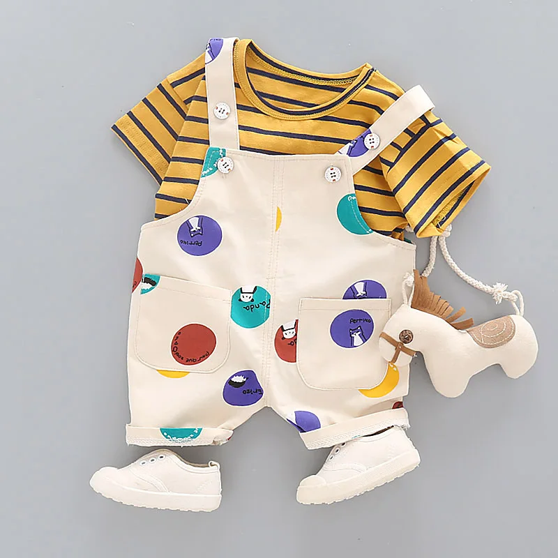 2019 new summer fashion boys clothes Striped short sleeve print set Cotton T-shirt + casual shorts boys sets 2 pieces
2019 new summer fashion boys clothes Striped short sleeve print set Cotton T-shirt + casual shorts boys sets 2 pieces