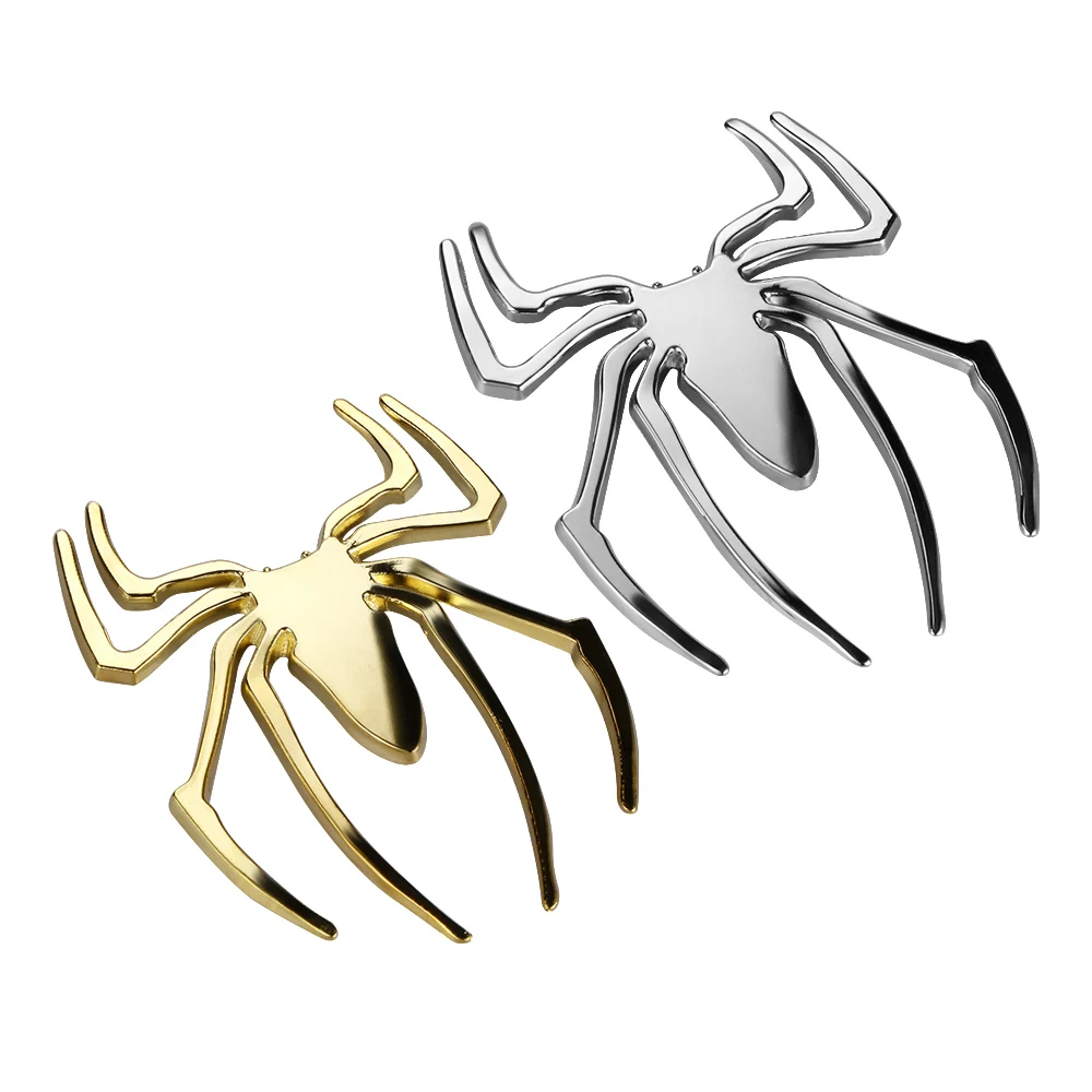 3D Chrome Metal Spider Shape Emblem Badge Car Sticker Universal Araneid Motorcycle Car Truck Decal Car Styling Accessories
3D Chrome Metal Spider Shape Emblem Badge Car Sticker Universal Araneid Motorcycle Car Truck Decal Car Styling Accessories