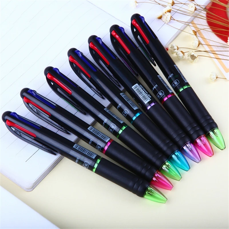 1Pc Creative 4 In 1 Color Pen New Colorful Ball Pen Multi - Purpose School Stationery Business Office Supplies Ballpoint Pen
1Pc Creative 4 In 1 Color Pen New Colorful Ball Pen Multi - Purpose School Stationery Business Office Supplies Ballpoint Pen