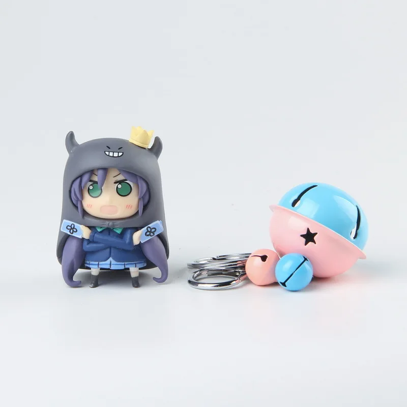 9 pcsset Anime Sankaku Head Himouto! Umaru-chan Doma Umaru pvc figure toys keychain (12)