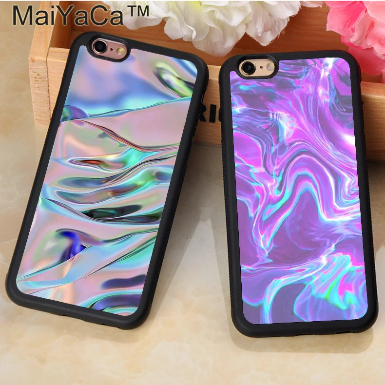 MaiYaCa Luxury Iridescent Holographic Print Soft TPU Mobile Phone Case For iPhone 6 6S 7 8 Plus X XR XS MAX SE Back Shell Cover
MaiYaCa Luxury Iridescent Holographic Print Soft TPU Mobile Phone Case For iPhone 6 6S 7 8 Plus X XR XS MAX SE Back Shell Cover