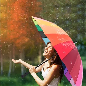 22PCS Fedex Wholesale Rainbow Umbrella Water Proof Sun Rain 16K Golf Umbrella Golf Automatic Long-handle
22PCS Fedex Wholesale Rainbow Umbrella Water Proof Sun Rain 16K Golf Umbrella Golf Automatic Long-handle