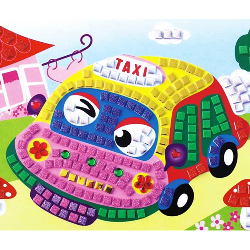 3D DIY Children Puzzle EVA Foam Mosaic Stickers Art Cartoon Crystal Sticker Creative Educational Toys For Kids
3D DIY Children Puzzle EVA Foam Mosaic Stickers Art Cartoon Crystal Sticker Creative Educational Toys For Kids