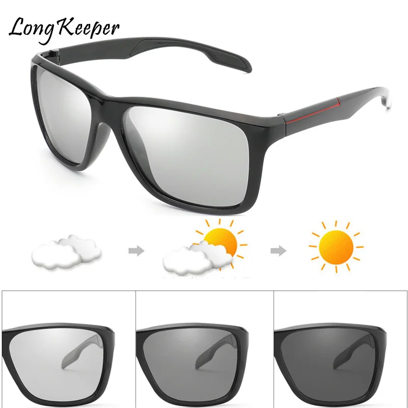 Photochromic Sunglasses Men Polarized Chameleon Glasses Discoloration Sun Glasses Male Square Day Night Vision Driving Eyewear
Photochromic Sunglasses Men Polarized Chameleon Glasses Discoloration Sun Glasses Male Square Day Night Vision Driving Eyewear