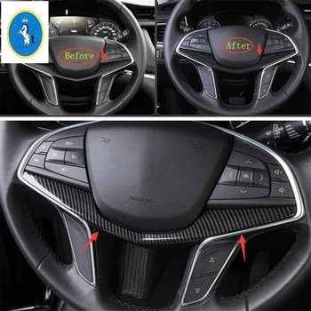 Yimaautotrims Auto Accessory Steering Wheel Panel Cover Trim 1 Pcs / Carbon Fiber Style Fit For Cadillac XT5 2016 - 2020 / ABS
Yimaautotrims Auto Accessory Steering Wheel Panel Cover Trim 1 Pcs / Carbon Fiber Style Fit For Cadillac XT5 2016 - 2020 / ABS