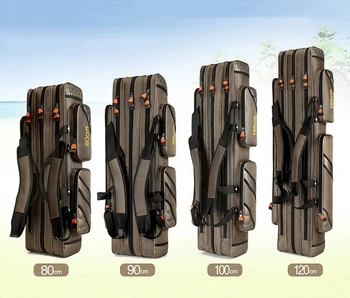 High Quality Fishing bag Multifulctional Oxford Material Waterproof Steel Wire Wrapped Durable Case Fishing Rod Bag Tackle B302
High Quality Fishing bag Multifulctional Oxford Material Waterproof Steel Wire Wrapped Durable Case Fishing Rod Bag Tackle B302