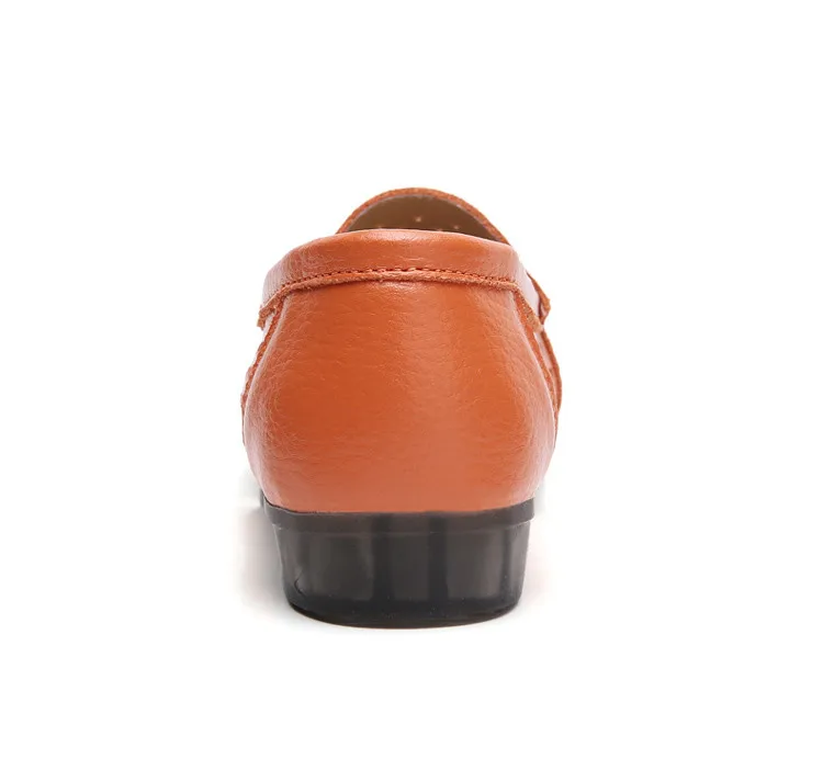 AH 201-1-2019 New Genuine Leather Cut Outs Women Summer Loafers-17