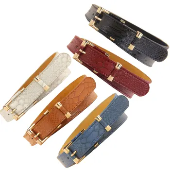 Fashion Women Girls Belts Faux Leather Gordon Deall Belts All-match Pants & Dress Belt with Golden Tone Buckle
Fashion Women Girls Belts Faux Leather Gordon Deall Belts All-match Pants & Dress Belt with Golden Tone Buckle