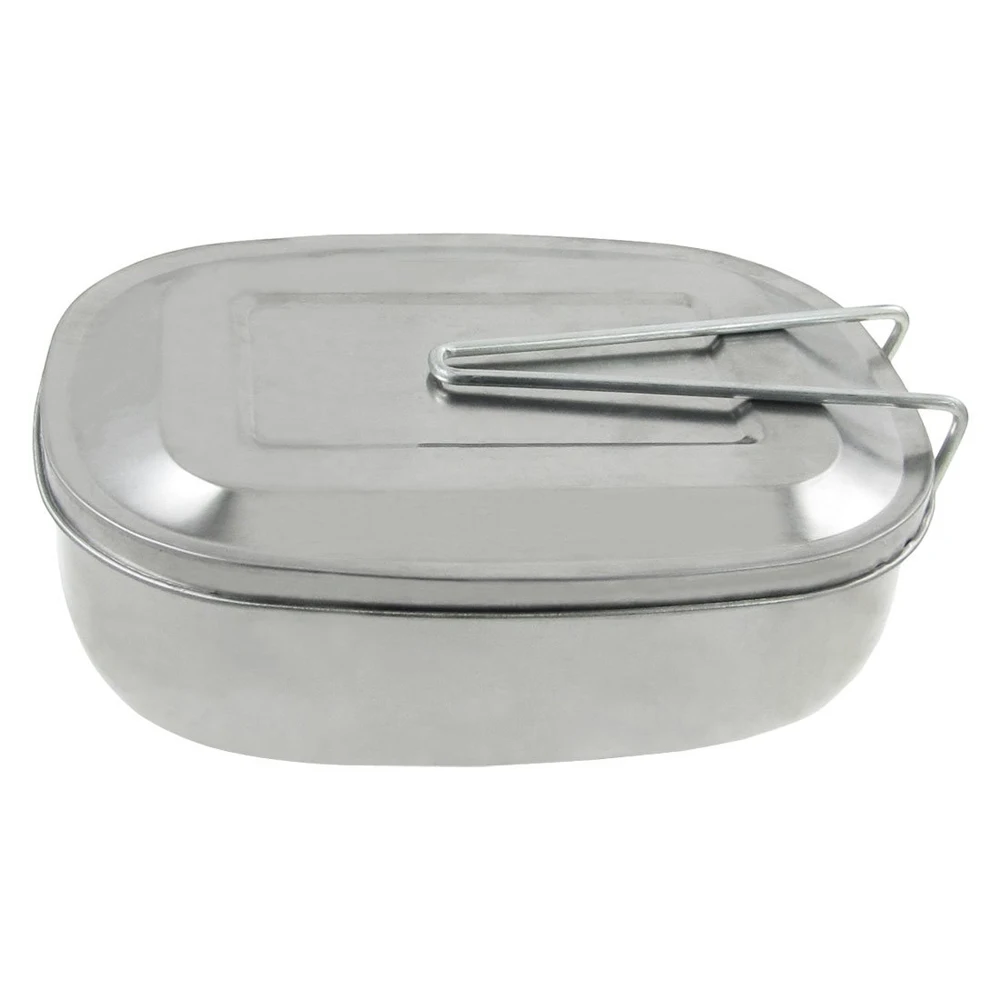 New Hotsale Best Price In Aliexpress promotion Silver Tone Picnic Case Mess Tin Lunch Box w Handle SODIAL
New Hotsale Best Price In Aliexpress promotion Silver Tone Picnic Case Mess Tin Lunch Box w Handle SODIAL