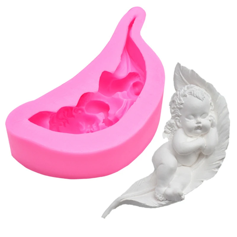 Cute Angel Baby Shape Silicone Fondant Mold Cake Decorating Tool 3D Chocolate Baking DIY Gumpaste Mould Kitchen Accessories
Cute Angel Baby Shape Silicone Fondant Mold Cake Decorating Tool 3D Chocolate Baking DIY Gumpaste Mould Kitchen Accessories