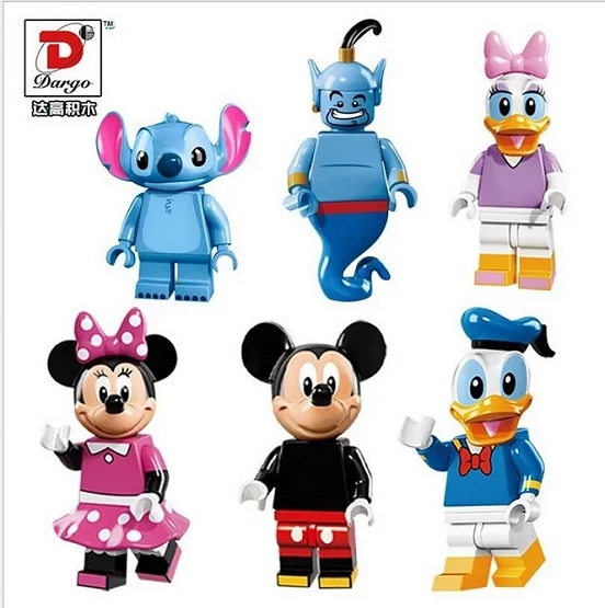 Dargo 892 Super Heroes Cartoon Figures Assemble Mickey Minnie Mouse Don Donald Duck Daisy Stitch Aladdin Bricks Gift Toys
Dargo 892 Super Heroes Cartoon Figures Assemble Mickey Minnie Mouse Don Donald Duck Daisy Stitch Aladdin Bricks Gift Toys