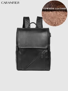 CARANFIER Mens Backpack Genuine Cowhide Leather USB Outdoor Students Bookbags Business High Quality Cover Laptop Bags Knapsack
CARANFIER Mens Backpack Genuine Cowhide Leather USB Outdoor Students Bookbags Business High Quality Cover Laptop Bags Knapsack