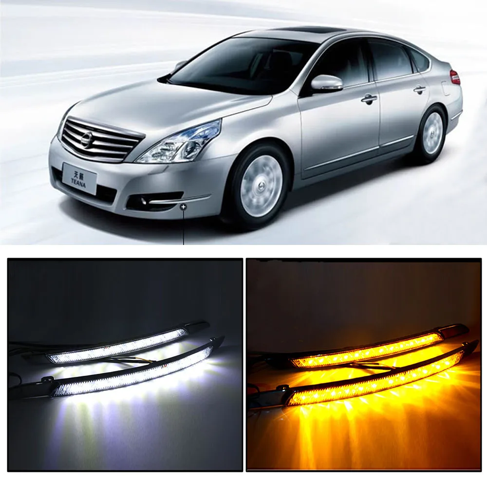 CAPQX For Nissan Teana 2008 2009 2010 LED DRL Daytime Running Light Driving light Day light headlight fog lamp light
CAPQX For Nissan Teana 2008 2009 2010 LED DRL Daytime Running Light Driving light Day light headlight fog lamp light