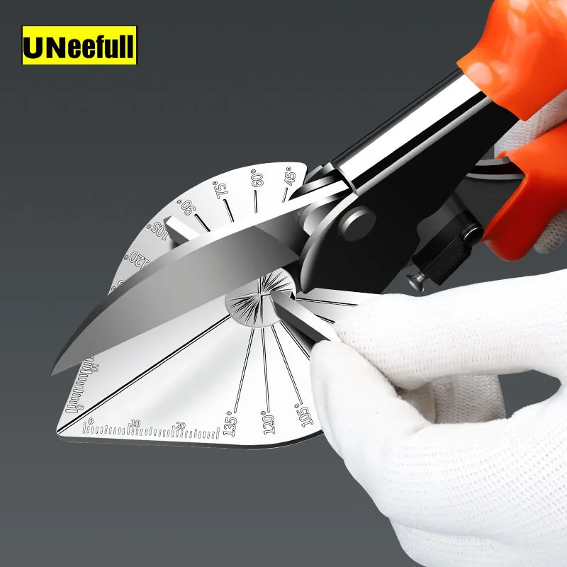 UNeefull PVC Scissors 45 - 135 Degree Multi Angle PVC PPR PE Pipe Scissor Branch Wire Trunking Scissors Cutter Mitre Trim Cutter
UNeefull PVC Scissors 45 - 135 Degree Multi Angle PVC PPR PE Pipe Scissor Branch Wire Trunking Scissors Cutter Mitre Trim Cutter