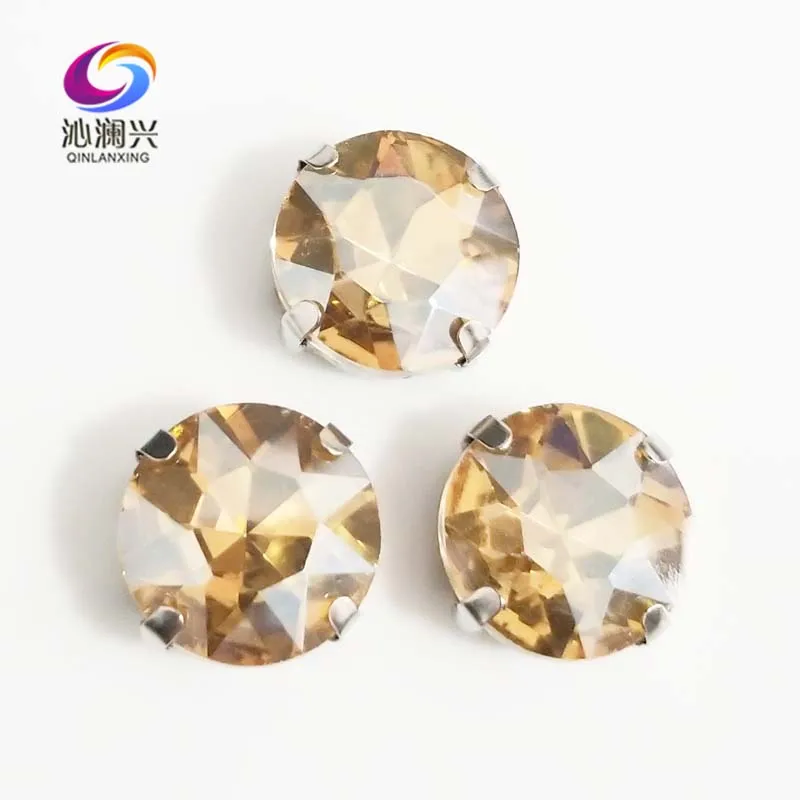 Crystals glass Sewing Rhinestones for needlework, Champagne color, Round Shape, High Quality, DIY Clothing Accessories, SWB05
Crystals glass Sewing Rhinestones for needlework, Champagne color, Round Shape, High Quality, DIY Clothing Accessories, SWB05