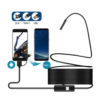 TYPE-C/Mirco USB Android Mobile Phone Endoscopic 5.5 Mm 1 M 2 M 5M 10M Industrial Mini Video Camera 6 led light
TYPE-C/Mirco USB Android Mobile Phone Endoscopic 5.5 Mm 1 M 2 M 5M 10M Industrial Mini Video Camera 6 led light