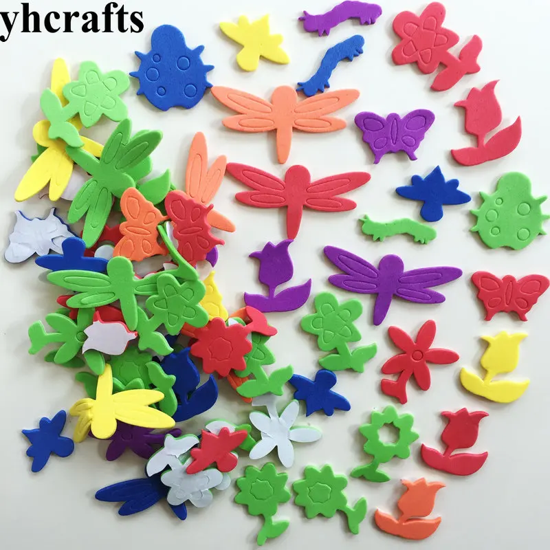 1bag/LOT,Ladybug dragfly insect flower foam stickers Early learning educational craft diy toys Creative activity items wholesal
1bag/LOT,Ladybug dragfly insect flower foam stickers Early learning educational craft diy toys Creative activity items wholesal