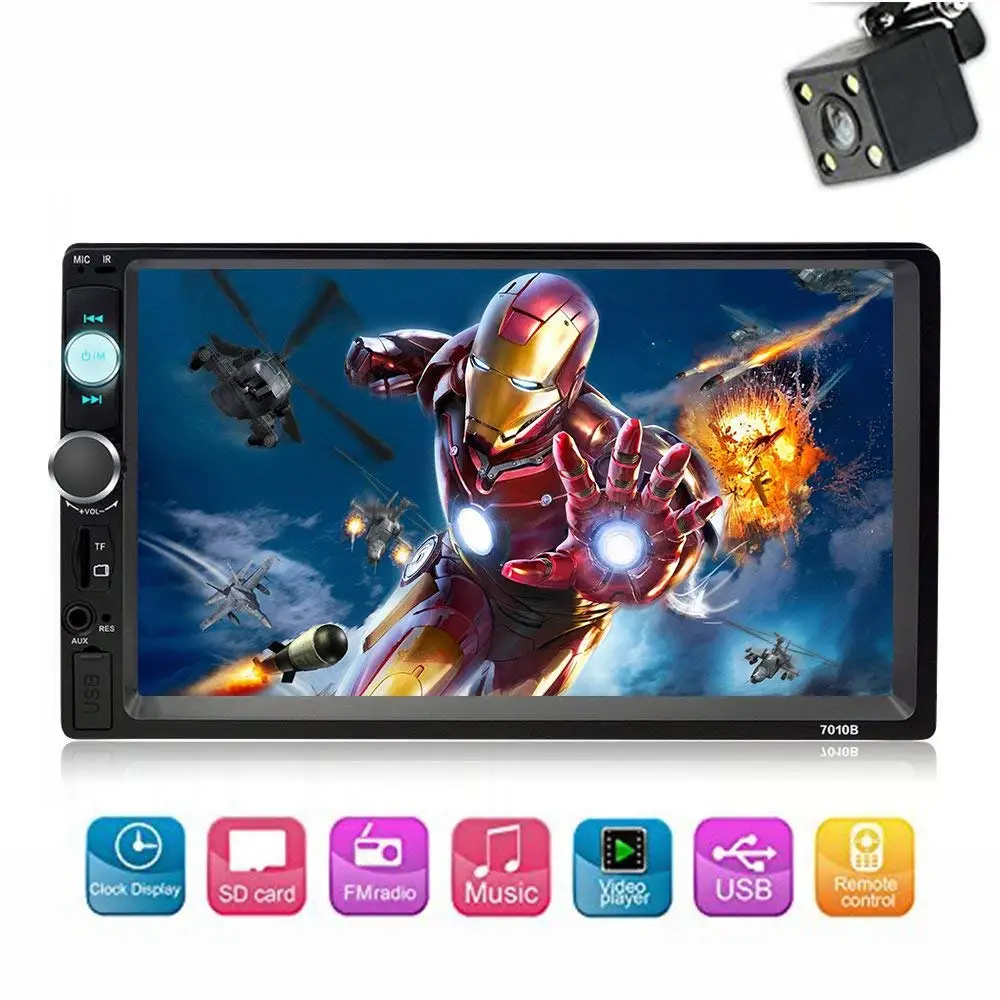 Car Radio 2 Din Bluetooth MP5 Player Auto Multimedia USB/SD/FM/AUX Mirror Link Auto Stereo Radio Automovil Support Rear Camera
Car Radio 2 Din Bluetooth MP5 Player Auto Multimedia USB/SD/FM/AUX Mirror Link Auto Stereo Radio Automovil Support Rear Camera