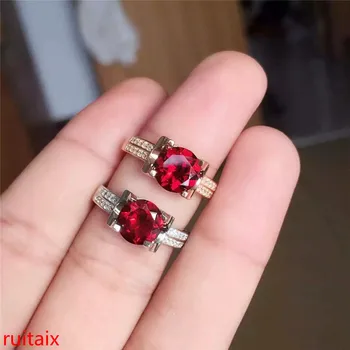KJJEAXCMY fine jewelry S925 sterling silver ornaments inlaid with garnet beautiful lady rings C
KJJEAXCMY fine jewelry S925 sterling silver ornaments inlaid with garnet beautiful lady rings C