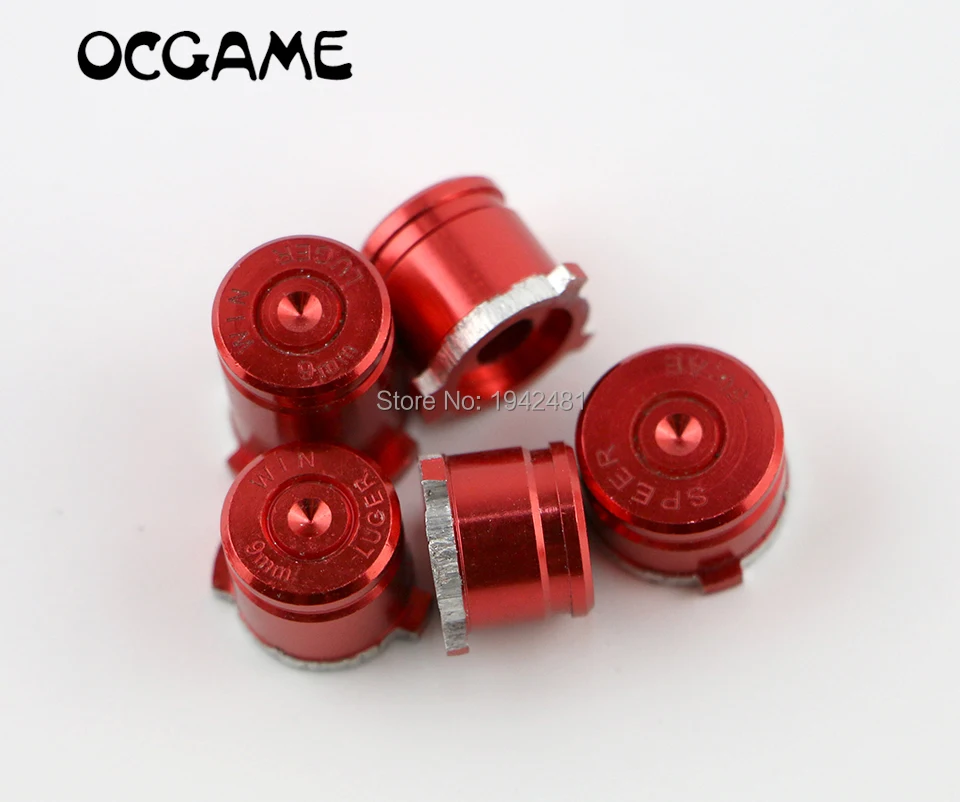 OCGAME 8 компл./Лот многоцветные металлические пулевые кнопки ABXY + направляющая