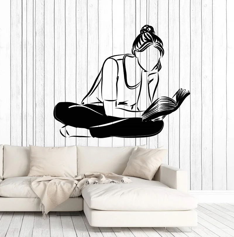 Girl and reading vinyl wall decals school library classroom study children's room home decoration art wall sticker YD11
Girl and reading vinyl wall decals school library classroom study children's room home decoration art wall sticker YD11