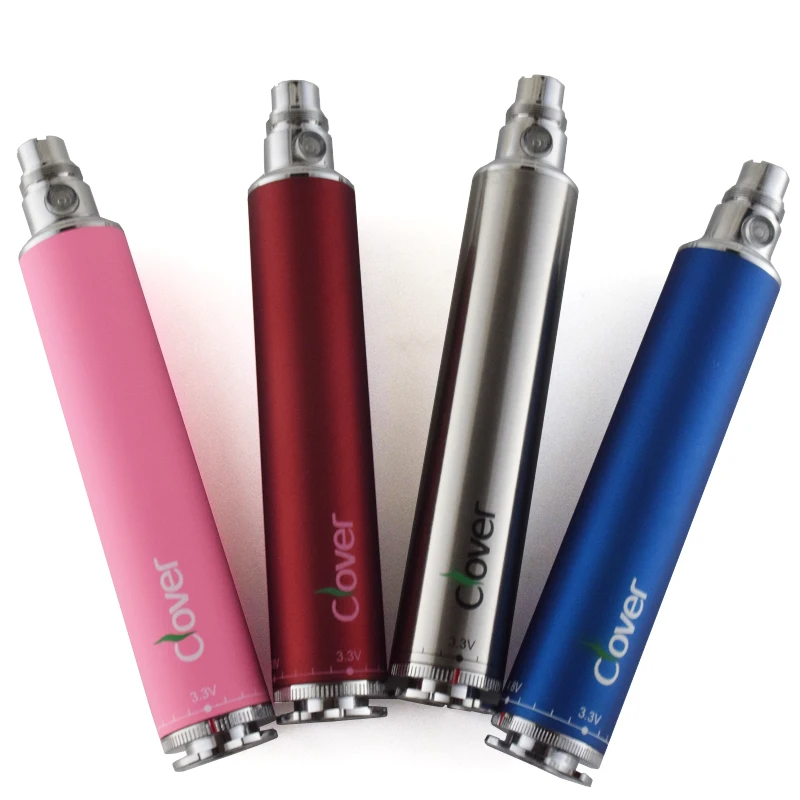 5PCS/lot Clover Overlord e-cigarette battery 510 thread 2600mah 3.3v-4.8v Variable Voltage electronic cigarette battery
5PCS/lot Clover Overlord e-cigarette battery 510 thread 2600mah 3.3v-4.8v Variable Voltage electronic cigarette battery