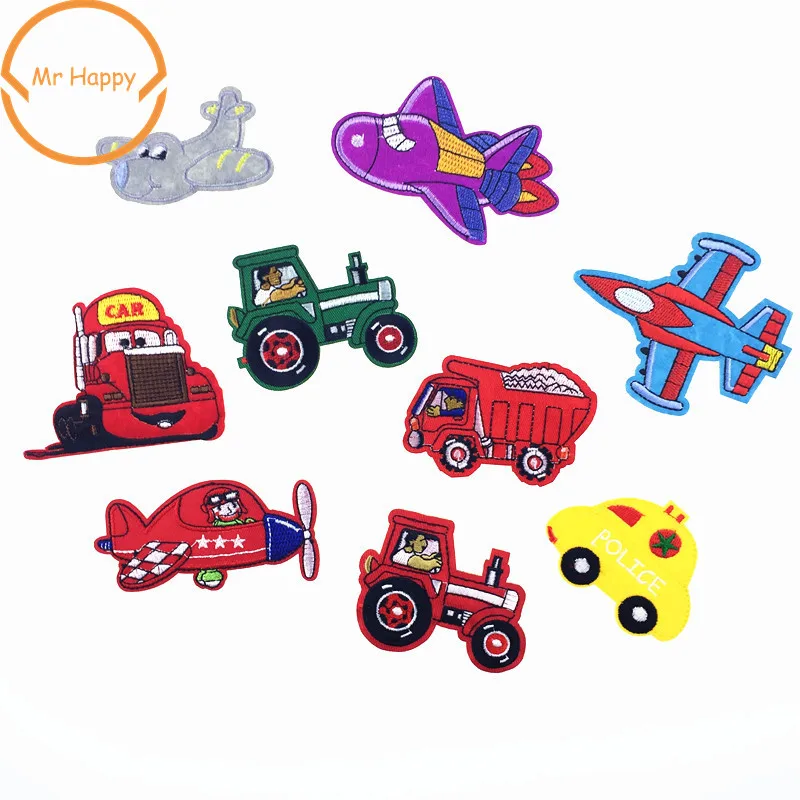 10 Shapes of Embroidery Applique Cartoon Car Plane Iron On Patches For Clothes bags shoes Children jeans DIY Badge Fabric
10 Shapes of Embroidery Applique Cartoon Car Plane Iron On Patches For Clothes bags shoes Children jeans DIY Badge Fabric