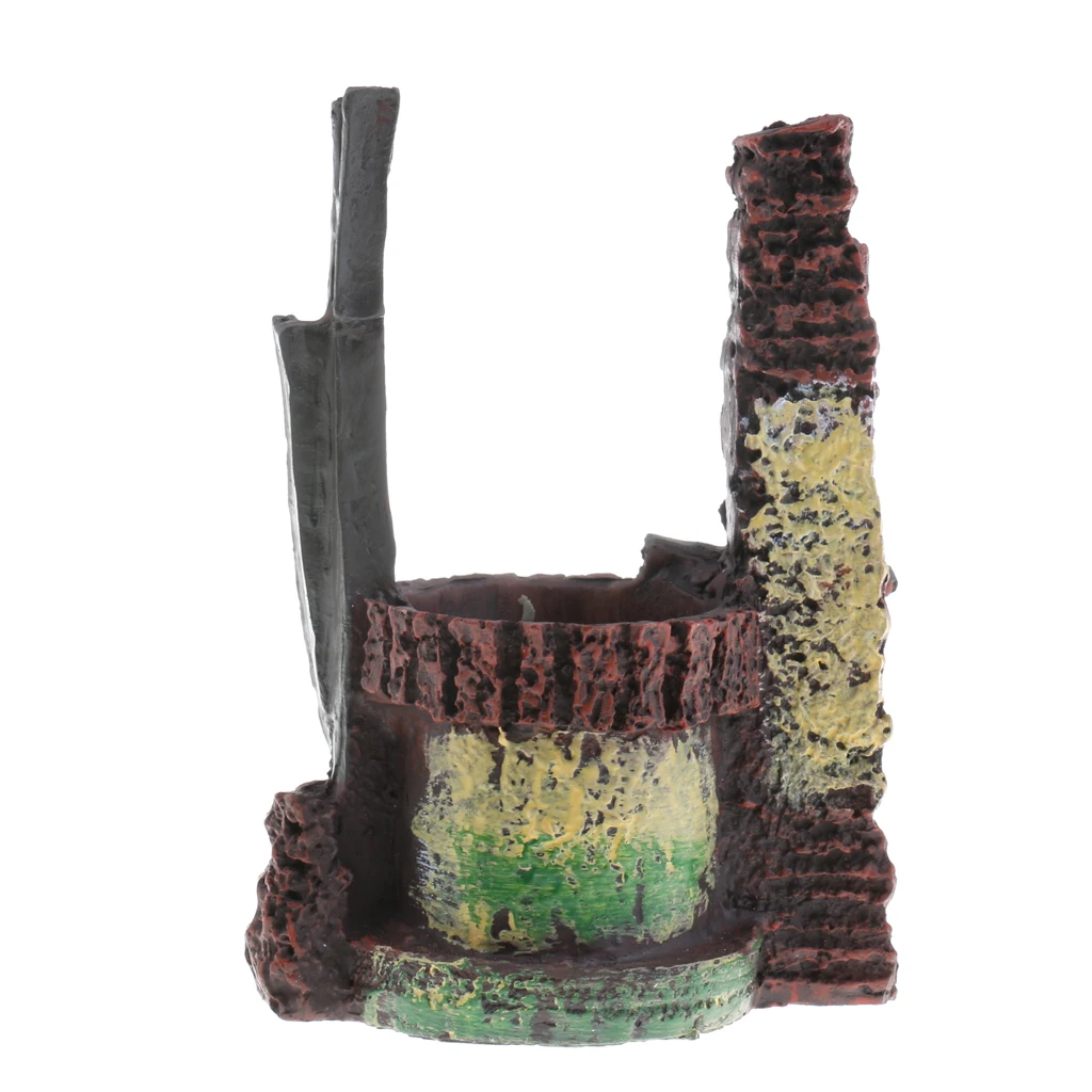 Sand Table Scene Dry Well Model Layout Landscape Scenery for Diorama