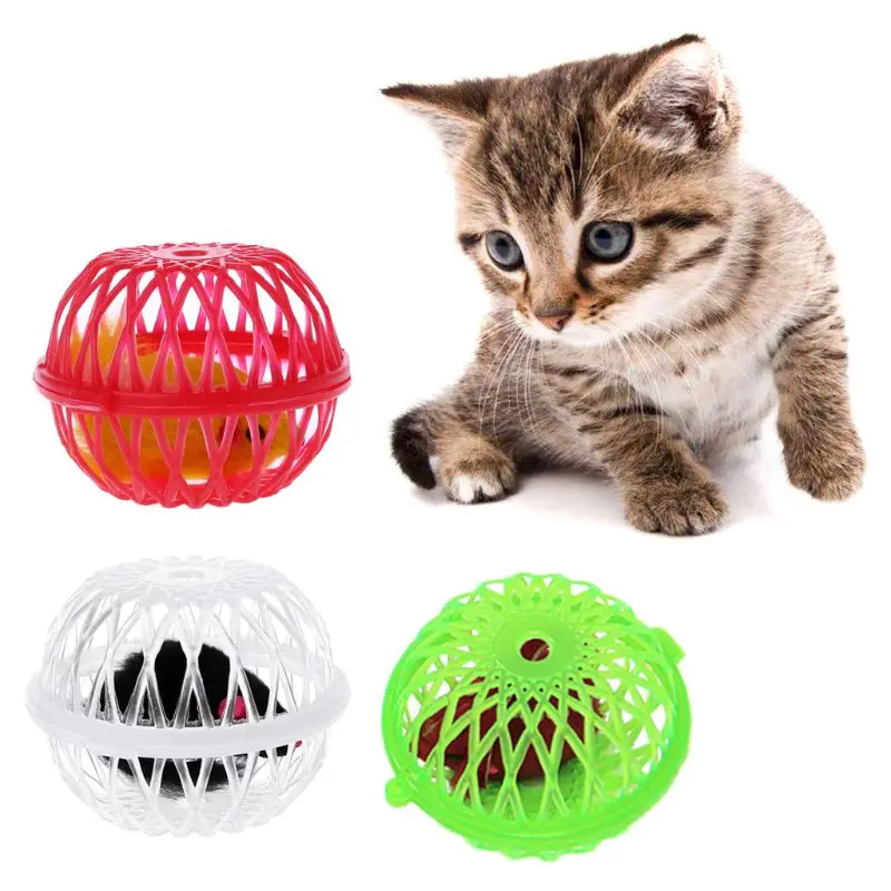 Funny Pet Kitten Cat Playing Feather Mouse Rat Mice Ball Cage Toys Pet Products Random delivery Pet Supplies
Funny Pet Kitten Cat Playing Feather Mouse Rat Mice Ball Cage Toys Pet Products Random delivery Pet Supplies