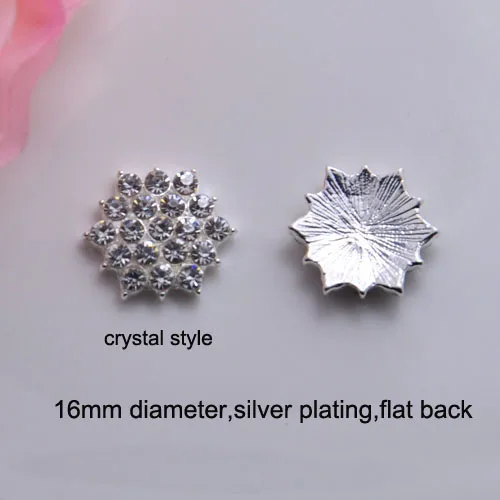 (J0692) 16mm rhinestone button,crystal button,silver or light gold plating,flat back ,pearl or crystal style,100pcs/lot
(J0692) 16mm rhinestone button,crystal button,silver or light gold plating,flat back ,pearl or crystal style,100pcs/lot
