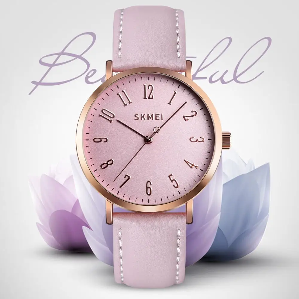 SKMEI Fashion Women Watches Leather Strap Wristband Female 3bar Waterproof Quartz Watch Ladies Wristwatch relogio feminino
SKMEI Fashion Women Watches Leather Strap Wristband Female 3bar Waterproof Quartz Watch Ladies Wristwatch relogio feminino