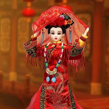 Joint Body BJD East Charm Qing dynasty Bride With Wedding Dress, Stand & Box 35cm Bride F&D toys Special design
Joint Body BJD East Charm Qing dynasty Bride With Wedding Dress, Stand & Box 35cm Bride F&D toys Special design