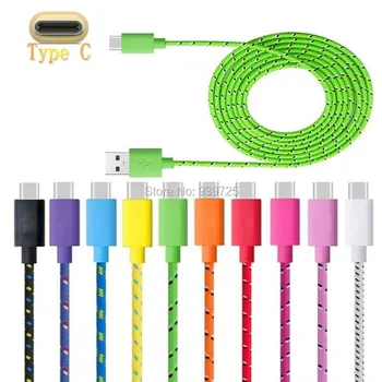 100pcs 1m Type C Fabric Braided nylon cable Accessory Bundles for samsung note 7 Nexus 5 6p for Macbook OnePlus 2 ZUK Z1
100pcs 1m Type C Fabric Braided nylon cable Accessory Bundles for samsung note 7 Nexus 5 6p for Macbook OnePlus 2 ZUK Z1