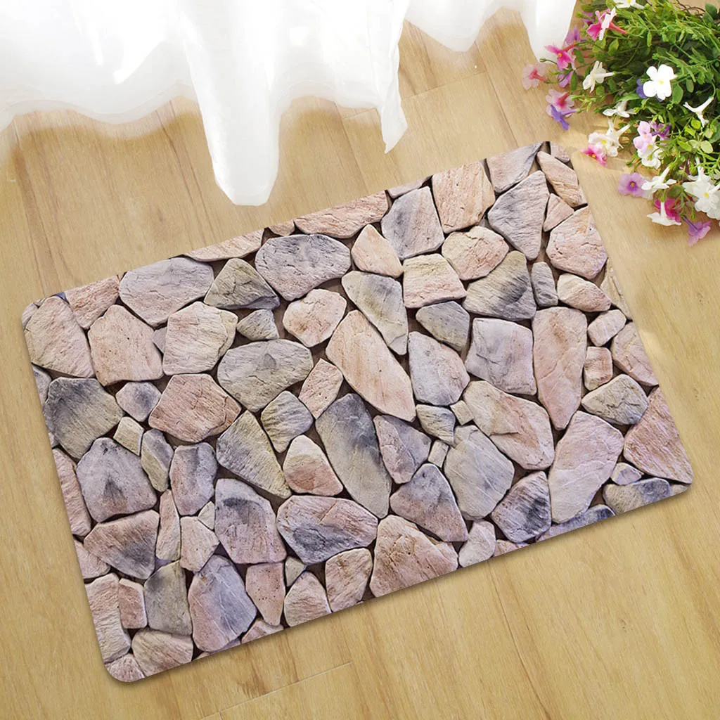 Fake Tile Bricks Door Mat Dirts Trapper Bedroom Kitchen Floor Pad Non-slip Bathroom Rug Door Carpet Home Entrance Doormat
Fake Tile Bricks Door Mat Dirts Trapper Bedroom Kitchen Floor Pad Non-slip Bathroom Rug Door Carpet Home Entrance Doormat
