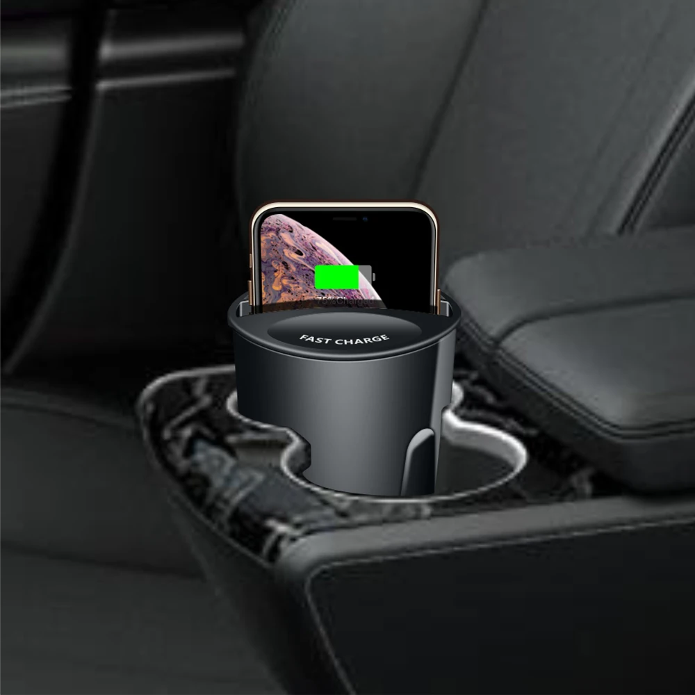 Wireless Car Charge Cup 10W Fast Charger with USB port Type-C port for iphone XR/XS/XS MAX/8/8 Plus Samsung S10/S9/S8
Wireless Car Charge Cup 10W Fast Charger with USB port Type-C port for iphone XR/XS/XS MAX/8/8 Plus Samsung S10/S9/S8