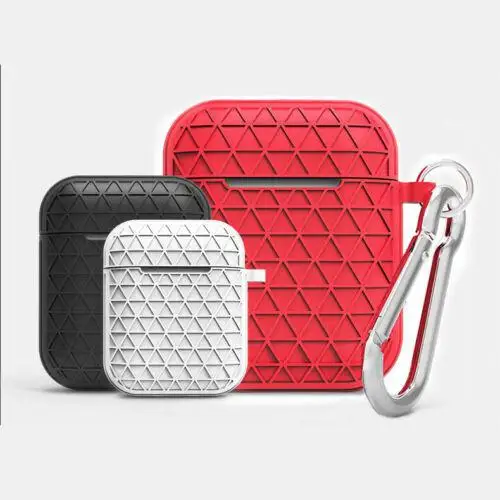 Чехол для AirPods защитный чехол беспроводных наушников Air pods 2 с кольцом на пальце |