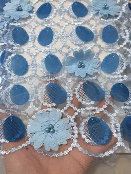 African lace fabric , the latest white lace fabric 2019 with 3D flowers and beads, high quality 3D large sequined lace fabric Y
African lace fabric , the latest white lace fabric 2019 with 3D flowers and beads, high quality 3D large sequined lace fabric Y