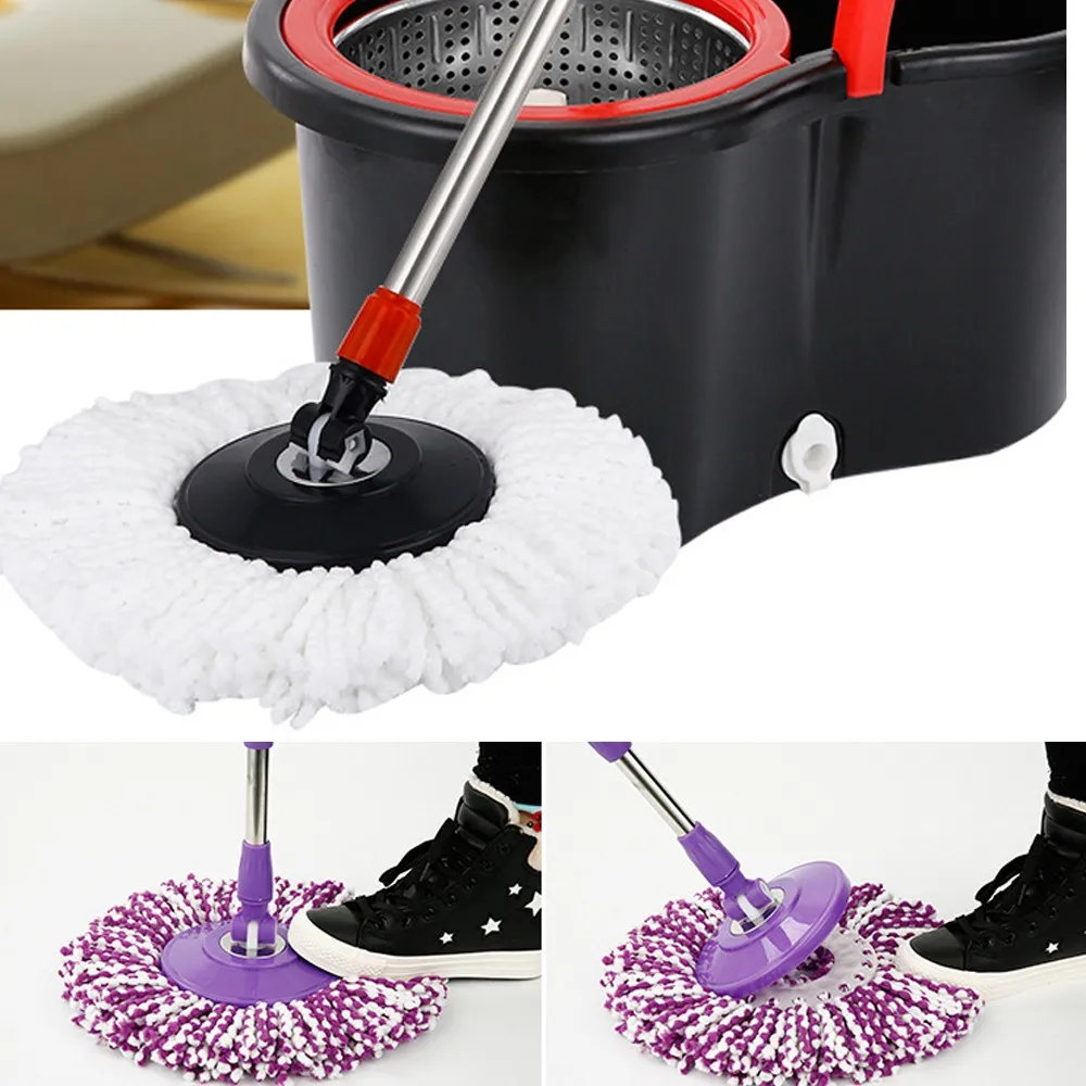 New 1PC 360 Rotating Microfiber Mop Head Replacement Magic Mop Easy Spinning Floor Spin Mop Accessories Household Cleaning Tool
New 1PC 360 Rotating Microfiber Mop Head Replacement Magic Mop Easy Spinning Floor Spin Mop Accessories Household Cleaning Tool