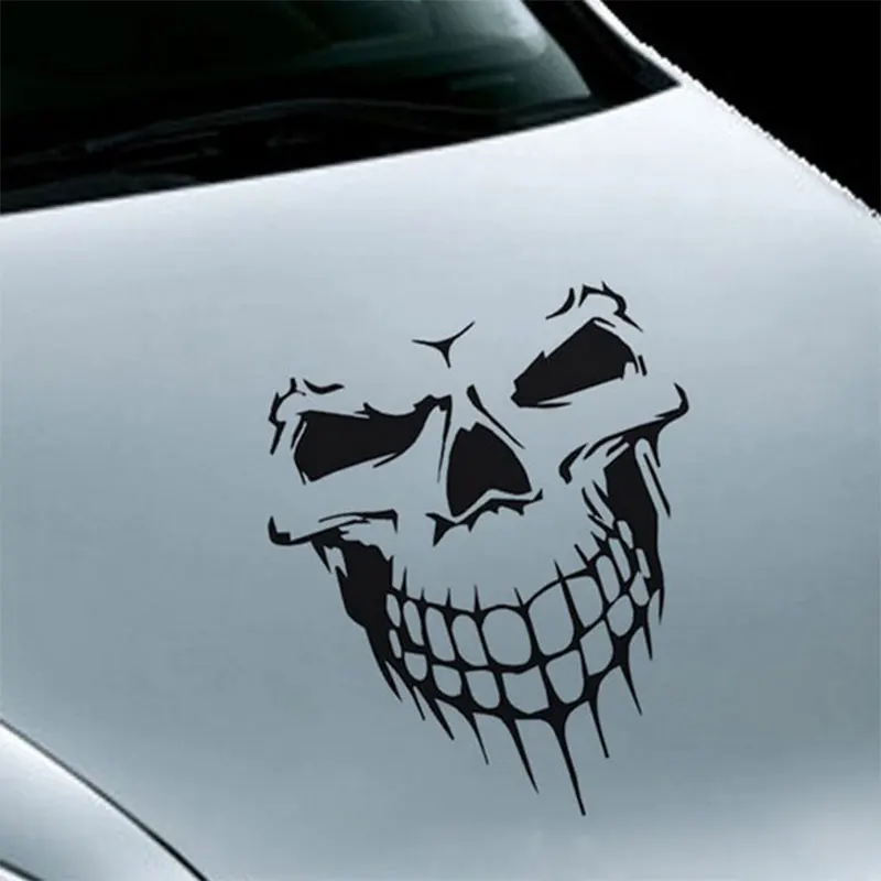 30*27cm The new car hood side reflective Skull stickers and decals motorcycle autocollant de voiture sticker decal
30*27cm The new car hood side reflective Skull stickers and decals motorcycle autocollant de voiture sticker decal