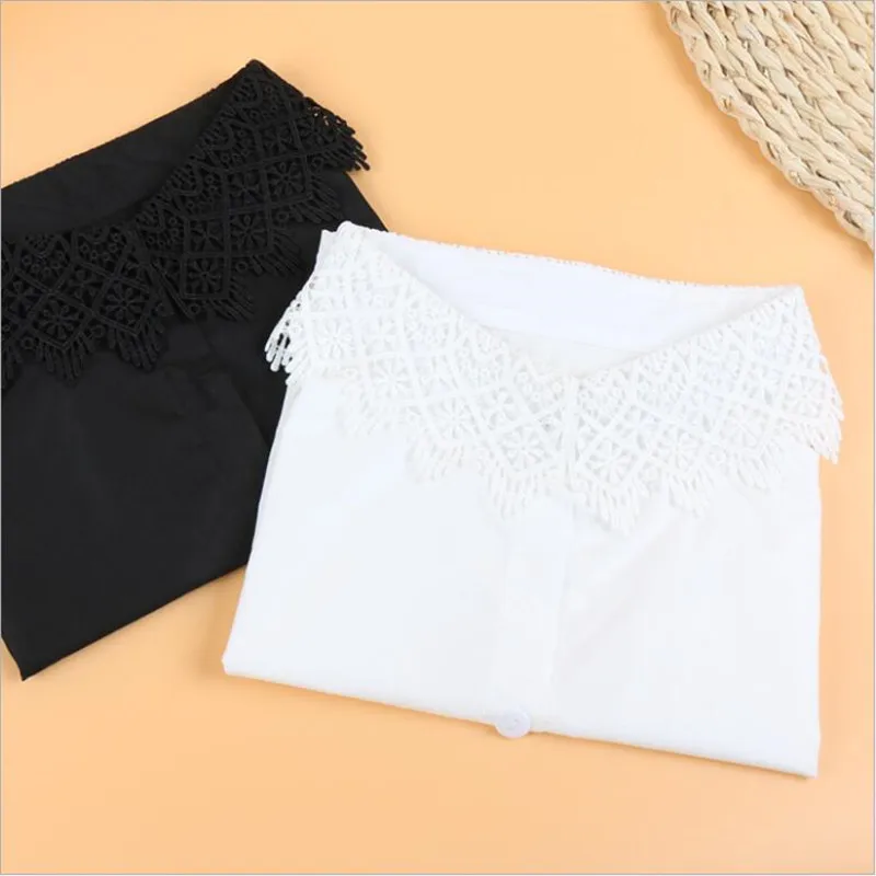 Embroidery Fashion cotton removable collars all match Vest shirt fake collar official blouse detachable false shirt collar women
Embroidery Fashion cotton removable collars all match Vest shirt fake collar official blouse detachable false shirt collar women