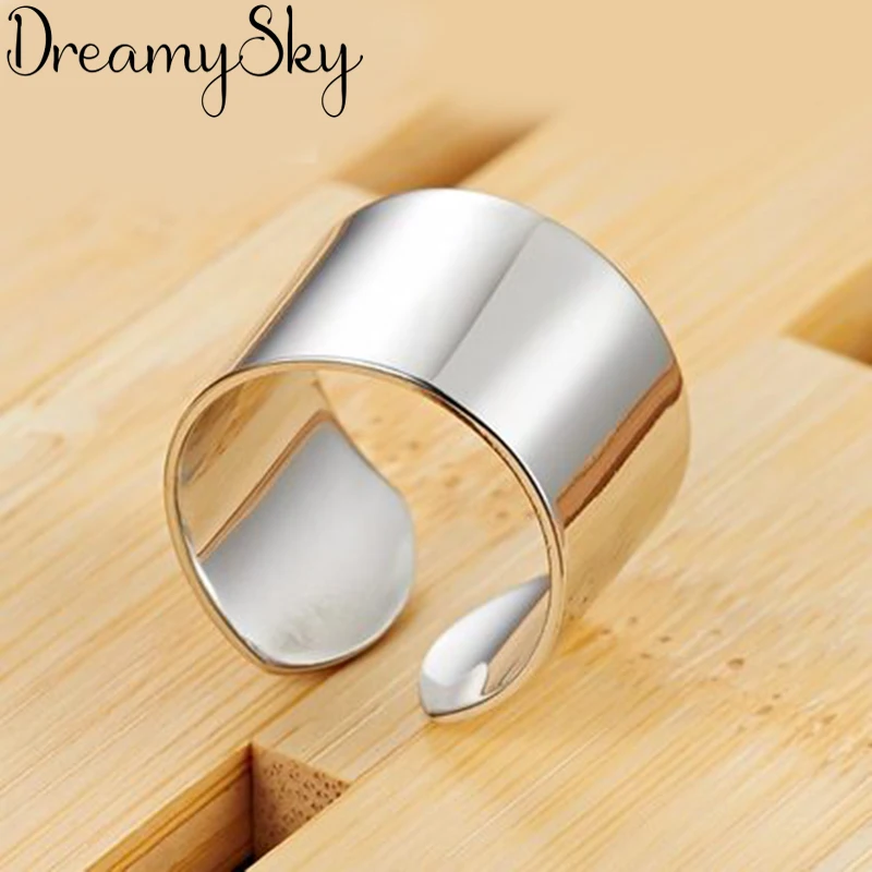 Boho 925 Sterling Silver Large Smooth Rings For Women Engagement Open Antique Finger Rings Party Jewelry Anillos Girls Gifts
Boho 925 Sterling Silver Large Smooth Rings For Women Engagement Open Antique Finger Rings Party Jewelry Anillos Girls Gifts