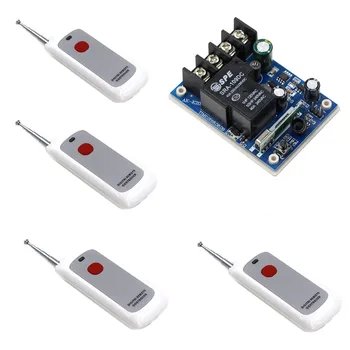 New DC 12V-48V 30A 1CH Wireless Remote Control Switches Relay Wide Voltage Receiver & One Button 4pcs Digital Remote Controller
New DC 12V-48V 30A 1CH Wireless Remote Control Switches Relay Wide Voltage Receiver & One Button 4pcs Digital Remote Controller