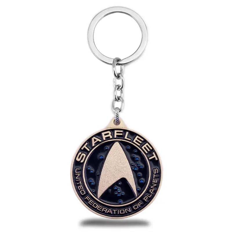 Newest Fashin Movie Star Trek Keyring Star Fleet Logo Round Alloy Pendant Keychain Key Rings Jewelry For Fans Gift
Newest Fashin Movie Star Trek Keyring Star Fleet Logo Round Alloy Pendant Keychain Key Rings Jewelry For Fans Gift
