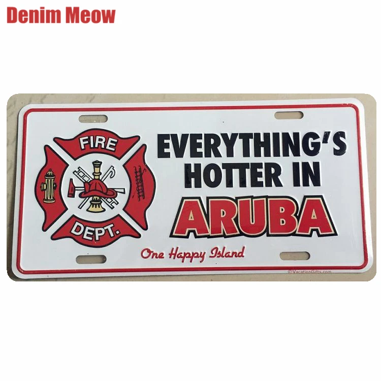 Description Picture 3 of itemVintage Metal Tin Signs, I LOVE ARUBA Plaque, Car, Bar, Cafe, Home Decor, Wall Stickers, Art Poster Iron Billboard Plates,30x15