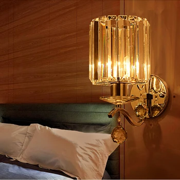 Modern led wall sconce long crystal Bar wall lights for Home led lustre iluminacion interior lighting bedroom E27 crystal lamp
Modern led wall sconce long crystal Bar wall lights for Home led lustre iluminacion interior lighting bedroom E27 crystal lamp